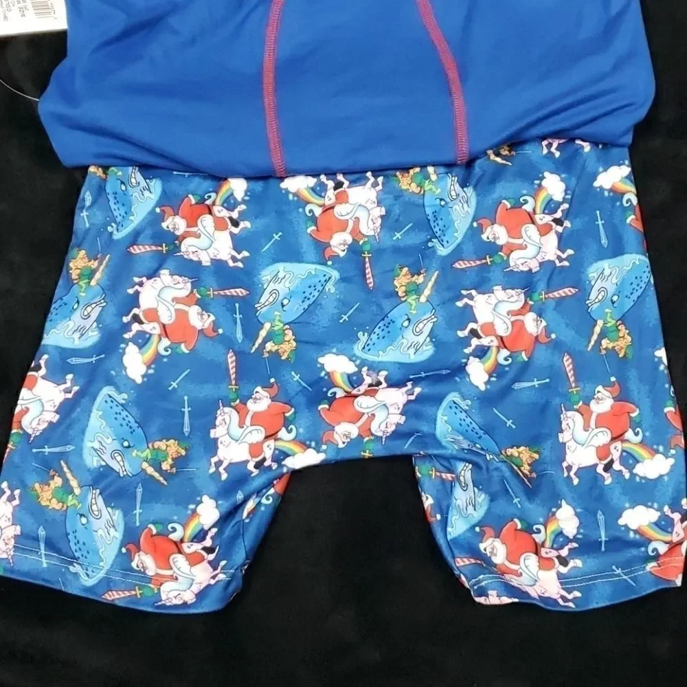 𝅺2 PACK SANTA UNICORN NARWAL BOXER BRIEFS